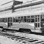 The former 754 seen here in 1952 in all its glory just out of the paint shop in "paint job #1". Ralph Cantos Collection.