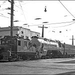 A Blue Goose on a Red Car Line