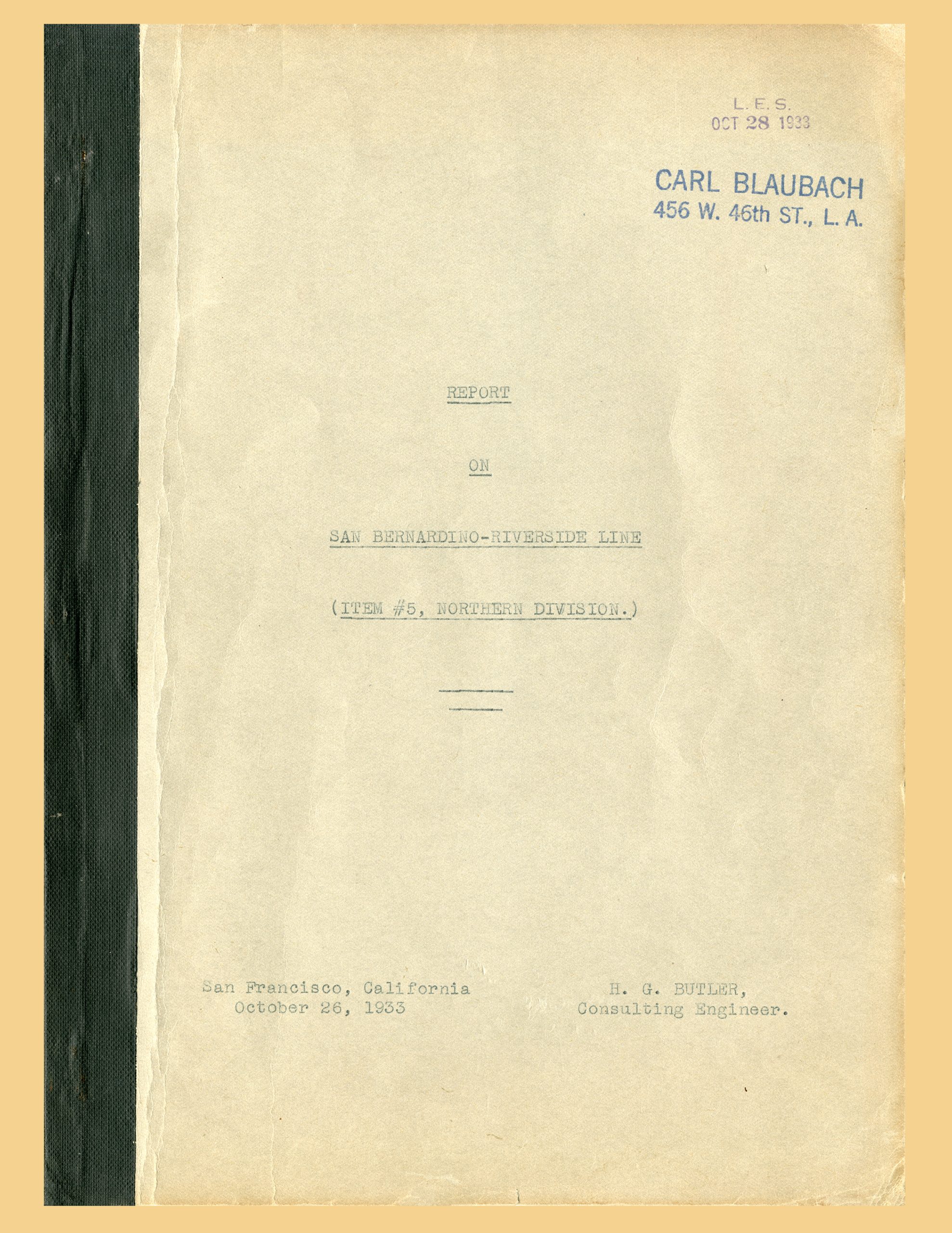 Riverside Report, 1933 Riverside Report, 1933