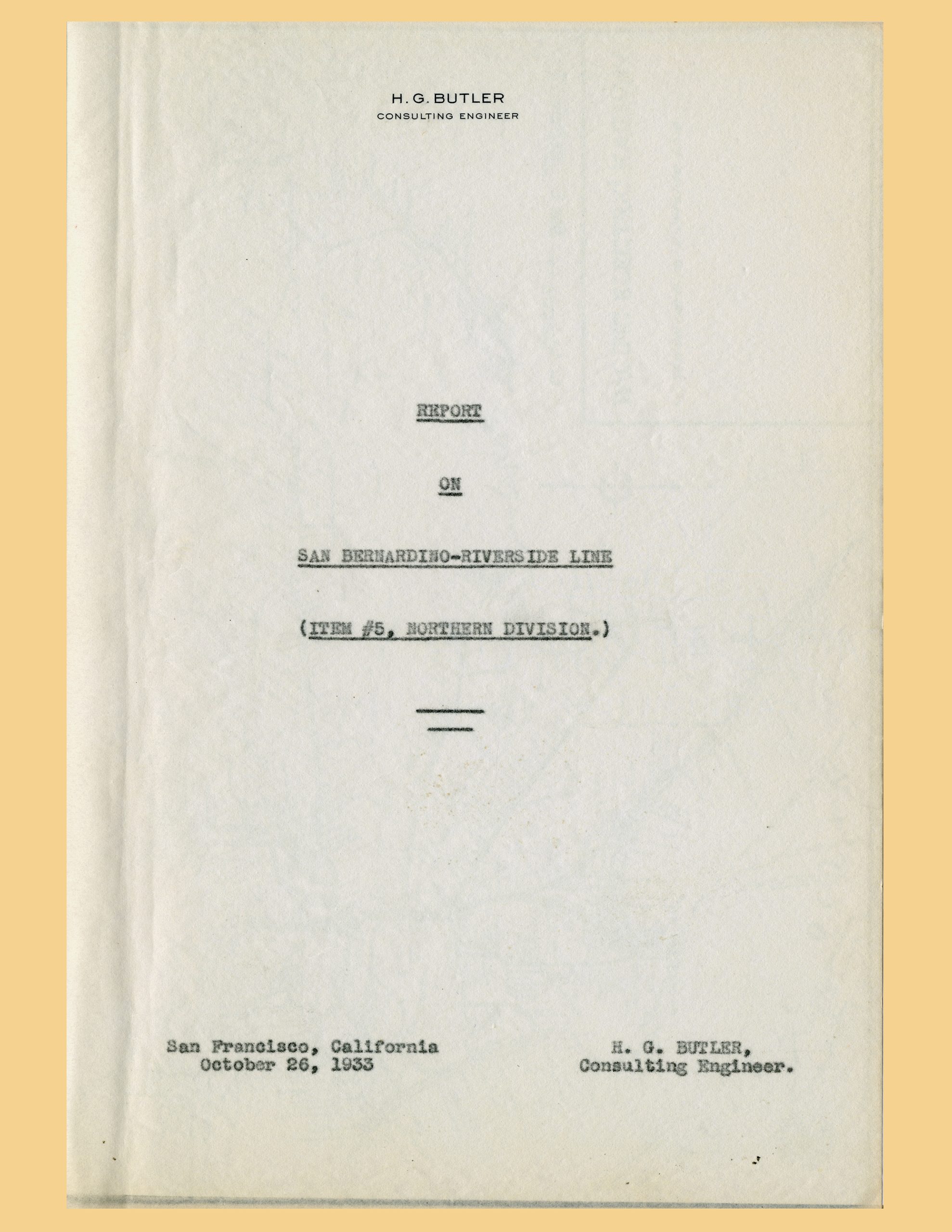 Riverside Report, 1933 Riverside Report, 1933