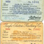 Edmund Daniger Pacific Electric and EMD Identification Cards