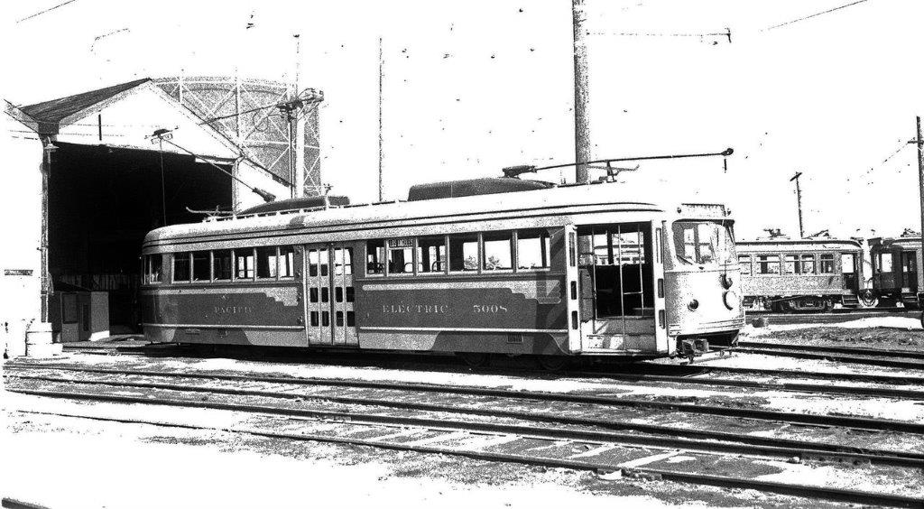 A very rare photo of 5008 taken at the Ocean Park Car House in February 1941.