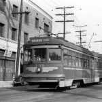 Pacific Electric Hollywood car no. 739 on Echo Park Avenue at Grafton Street